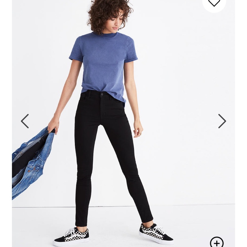 MADEWELL ROADTRIPPER SKINNIES BLACK SIZE 24